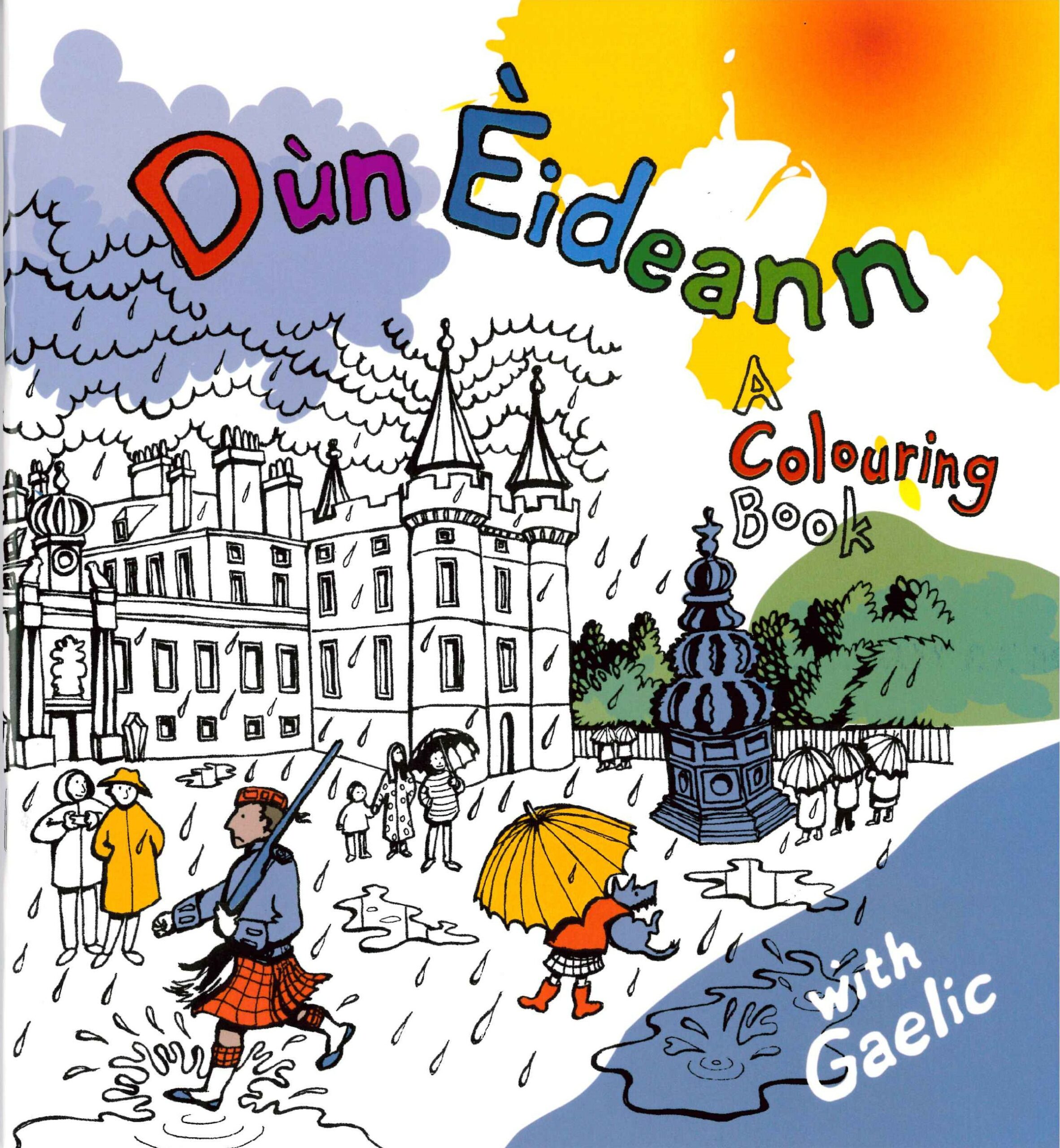 Dùn Èideann - A Colouring Book with Gaelic