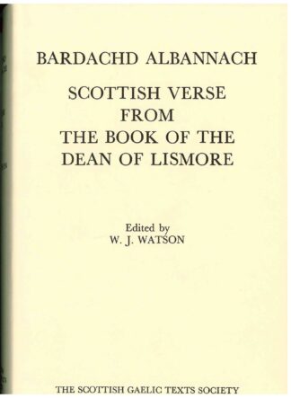 Scottish Verse from the Book of the Dean of Lismore