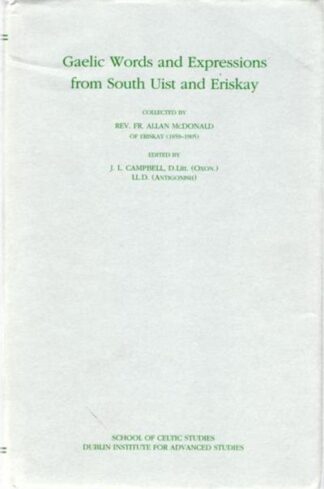 Gaelic Words and Expressions from South Uist and Eriskay